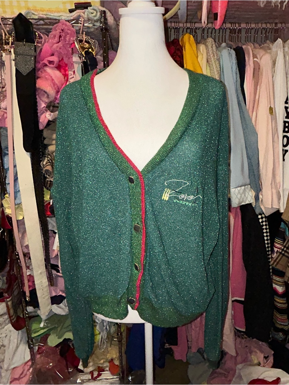Universal Studios Japan-exclusive ONE PIECE Zoro Green V-Neck Cardigan